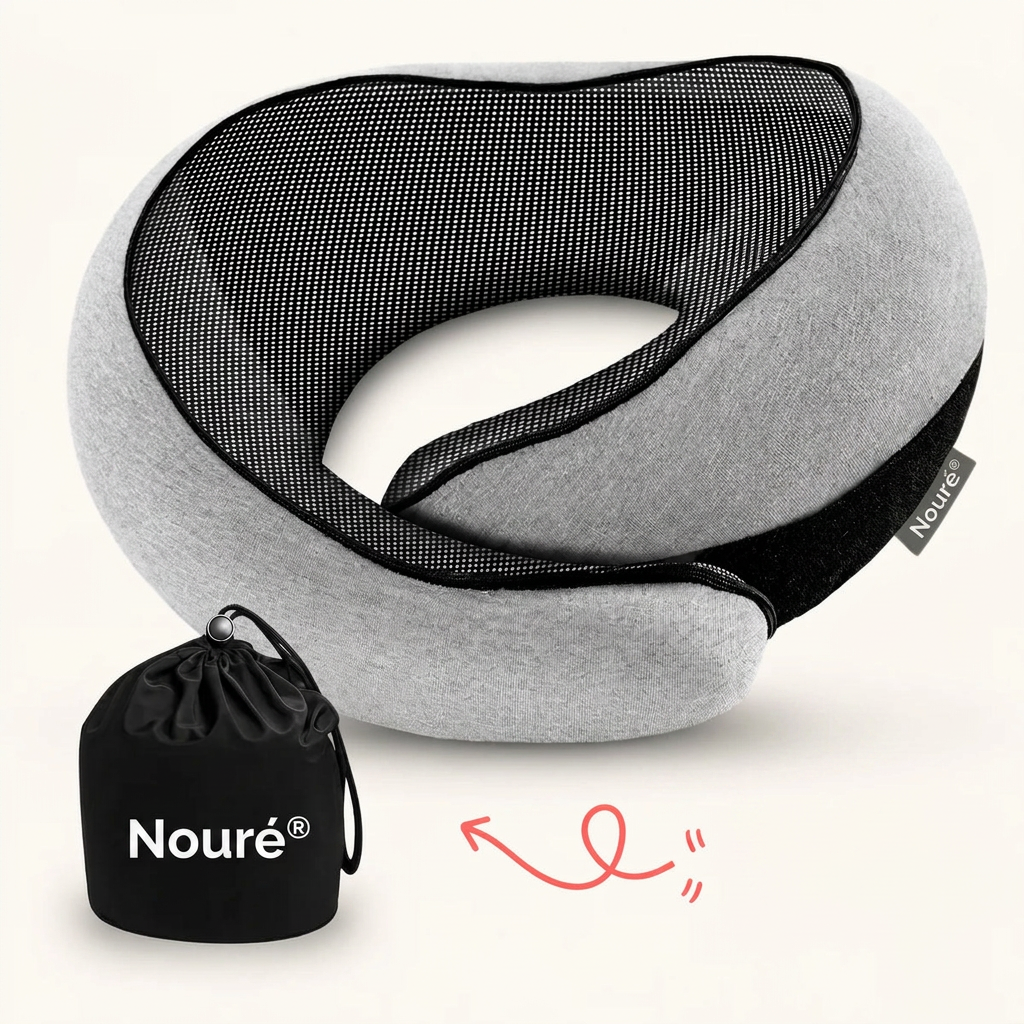 Nouré Cuscino da Viaggio Ergonomico